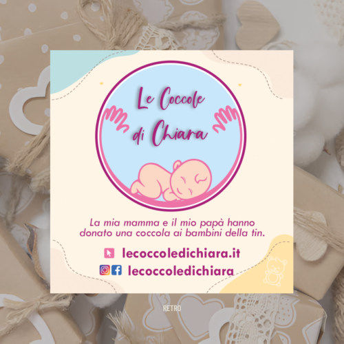 Tag Bomboniera solidale Le Coccole di Chiara. Regali solidali
